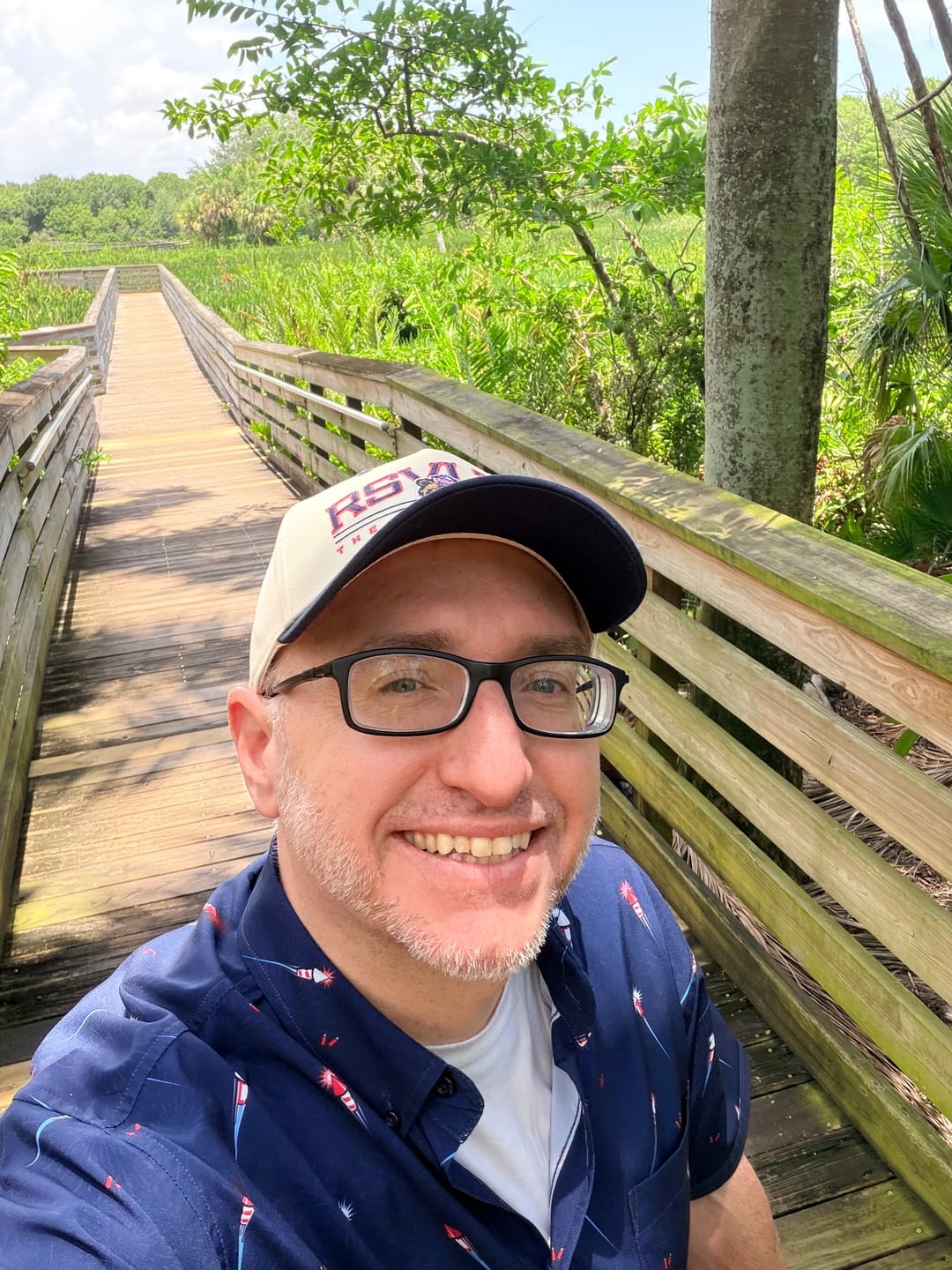 Customer photo review of The Roosevelts Bears – 5-Panel Curved Brim Hat