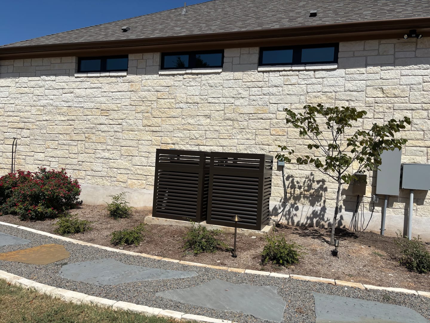 Customer photo review of Central AC Cover - Bronze