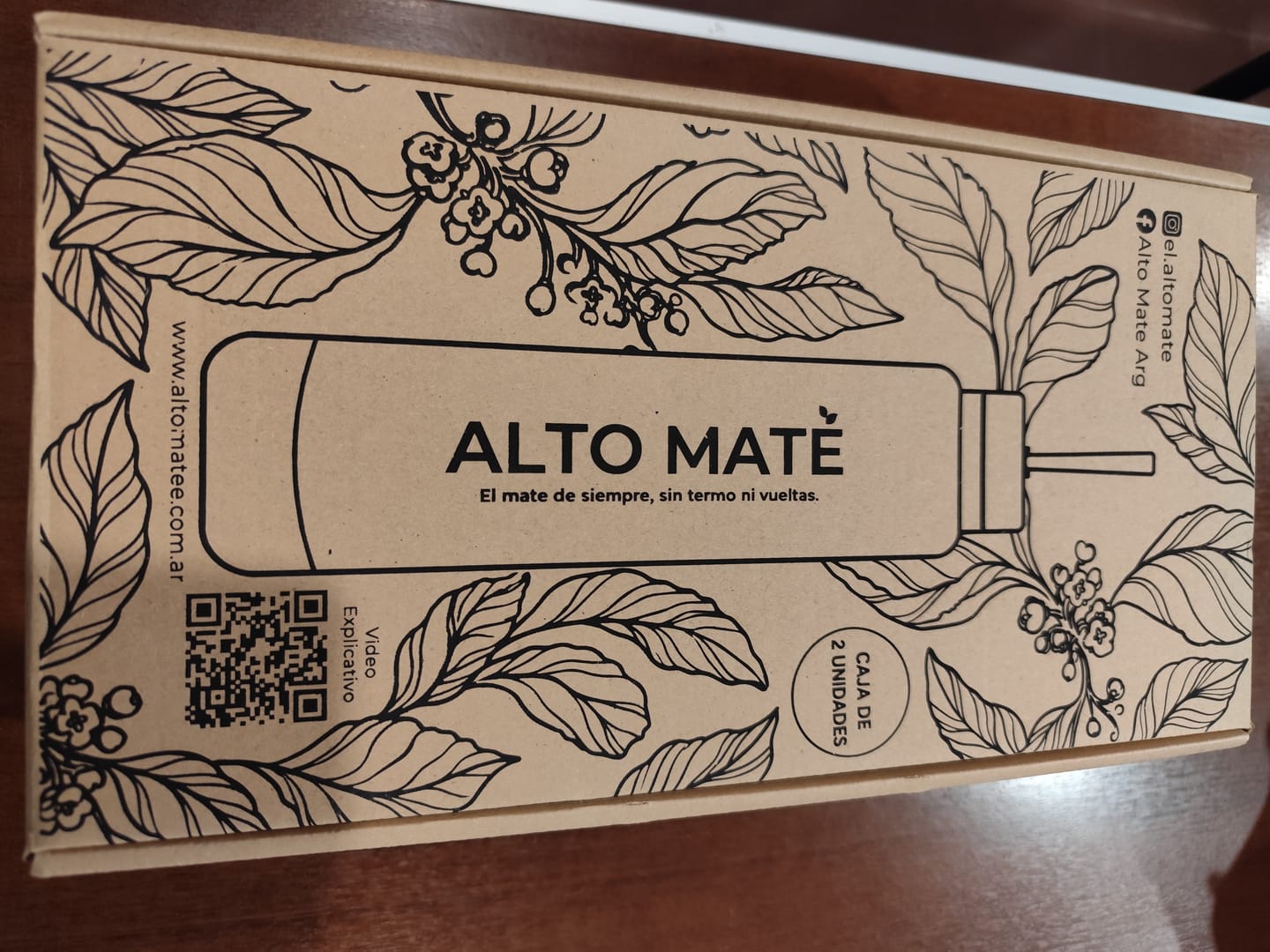 Customer photo review of ALTO MATE® - Acero Inoxidable