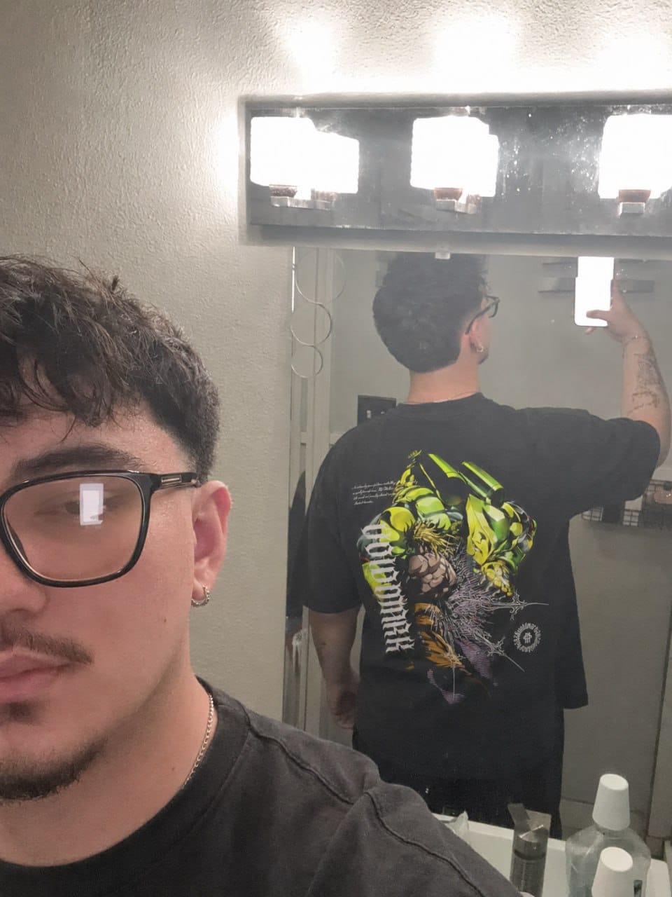 Customer photo review of 'JoJo: Dio' Oversized T-shirt