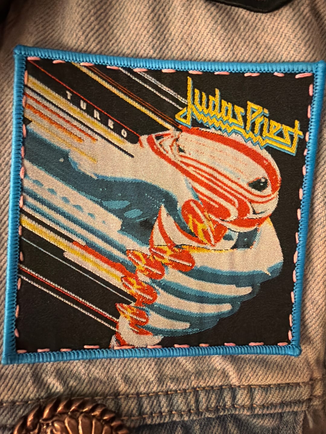 Customer photo review of Judas Priest - Turbo - Square Patch