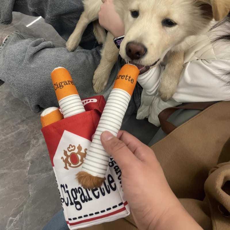 Customer photo review of Plush Cigarette Toy Set