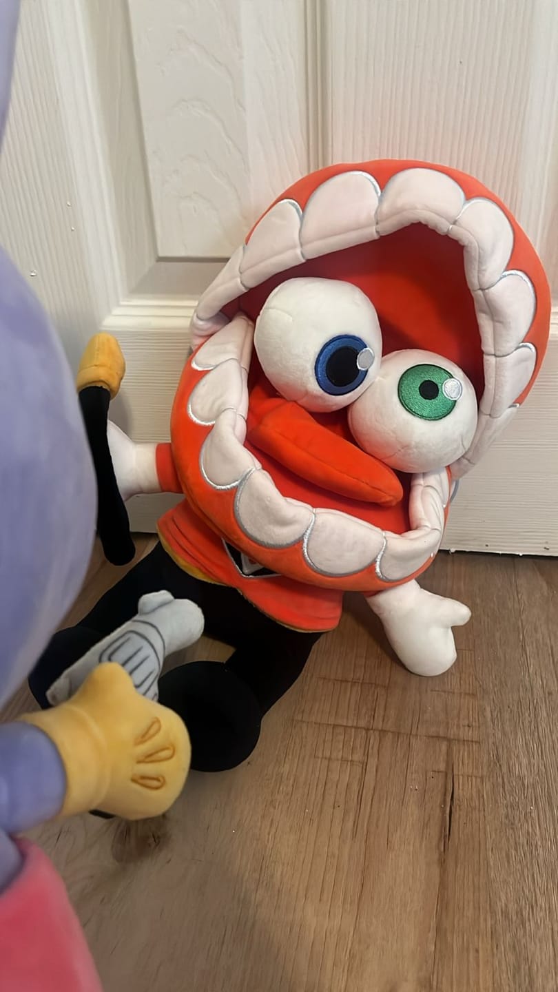 Customer photo review of Caine Plush