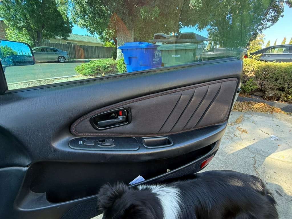 Customer photo review of MR2Heaven Door Panel Leather/Alcantara "Door Card" Inserts [Striped & OEM Style Available]