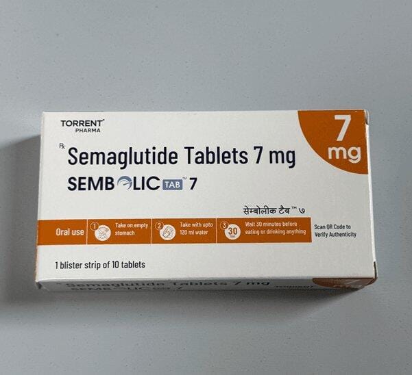 Customer photo review of "NEW"[SEMABOLIC] 세마볼릭 세마글루타이드 7mg [10정, 30정, 60정] / 위고비, 오젬픽 동일 성분 복제