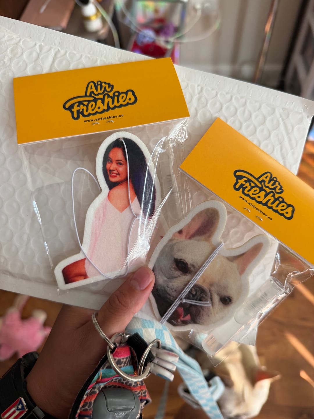 Customer photo review of Custom Air Freshie