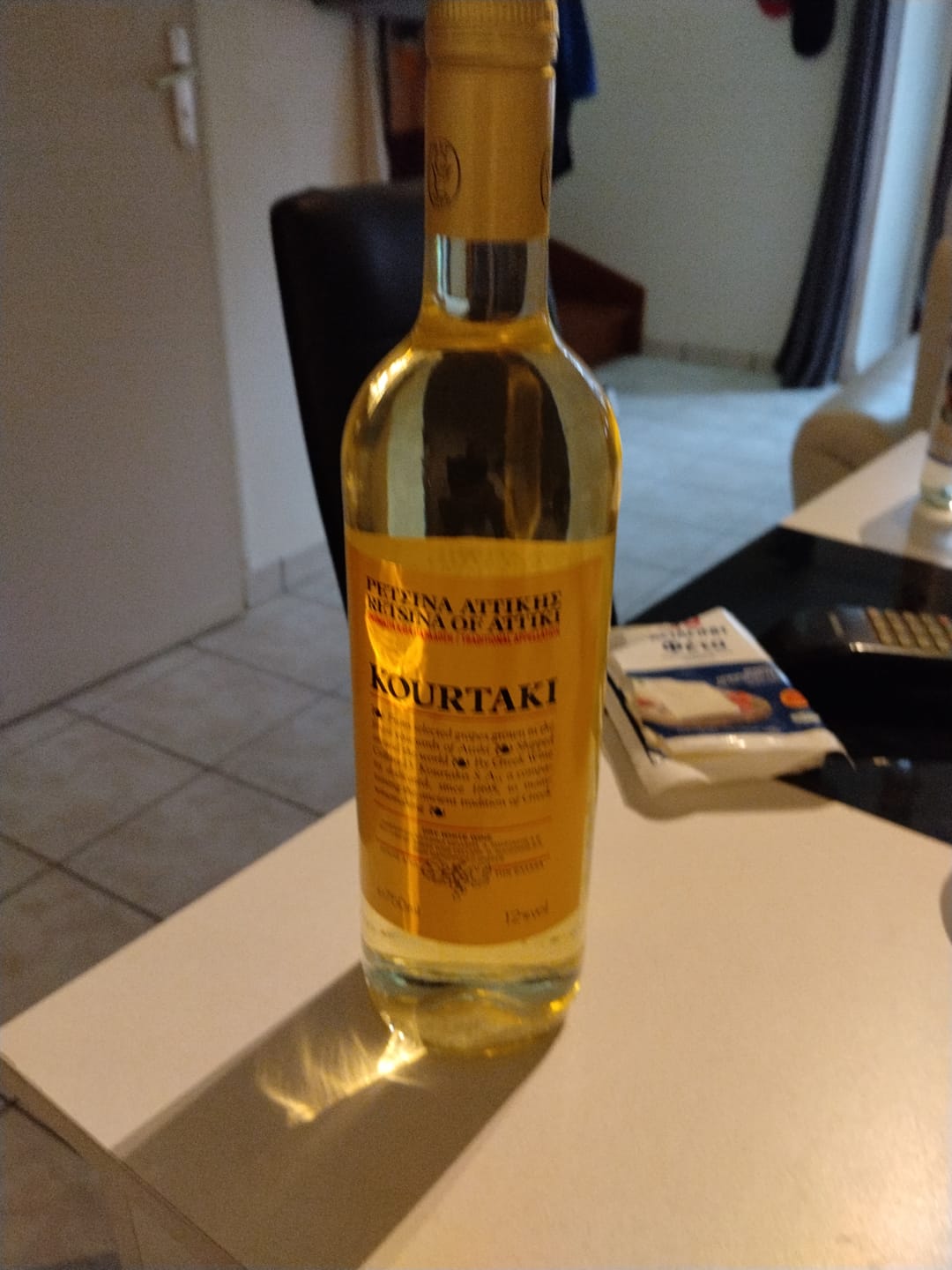 Customer photo review of Retsina Wine Kourtaki - 750ml