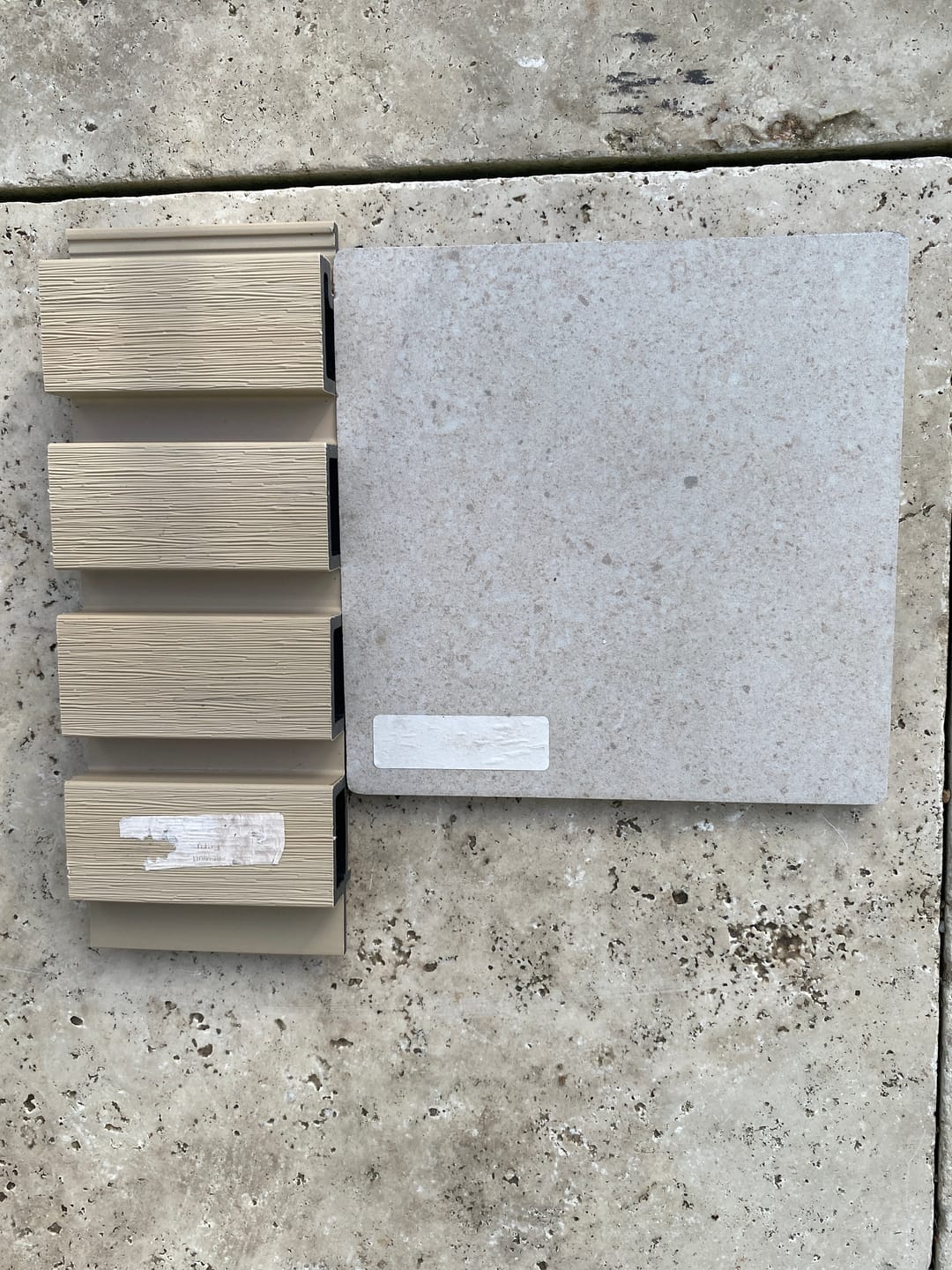 Customer photo review of Cut Sample of Homeful Essentials Sand Matt In Out Porcelain 60X60 Tile