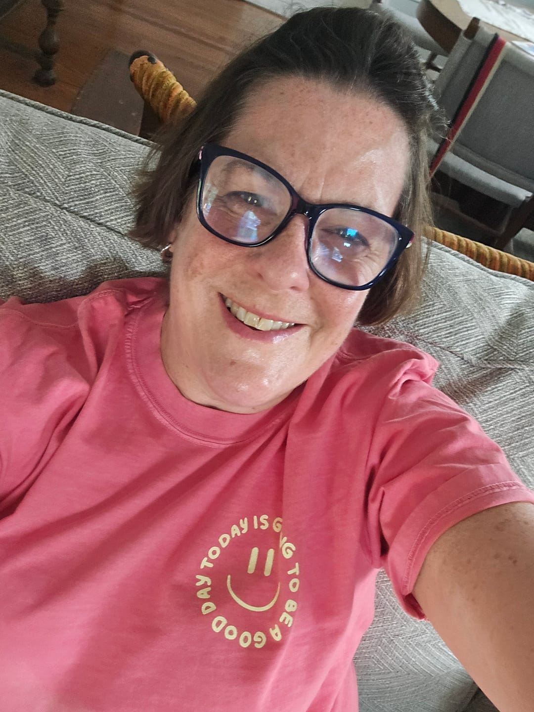 Customer photo review of Good Day Tee - Watermelon