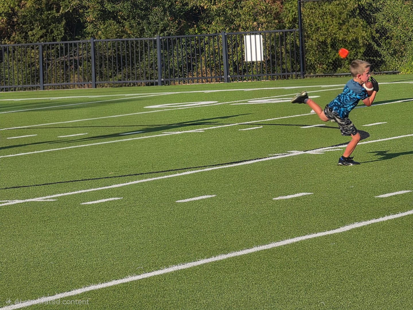 Customer photo review of Phenom Elite Quantum Fierce Youth & Adult Padded Football Gloves - Gold Rush Black