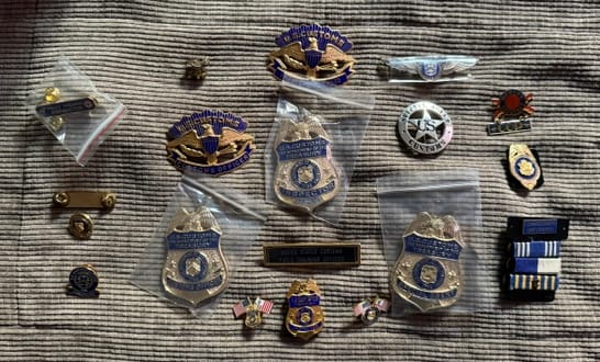 Customer photo review of U.S. Customs Treasury Special Agent Badge MUSEUM QUALITY