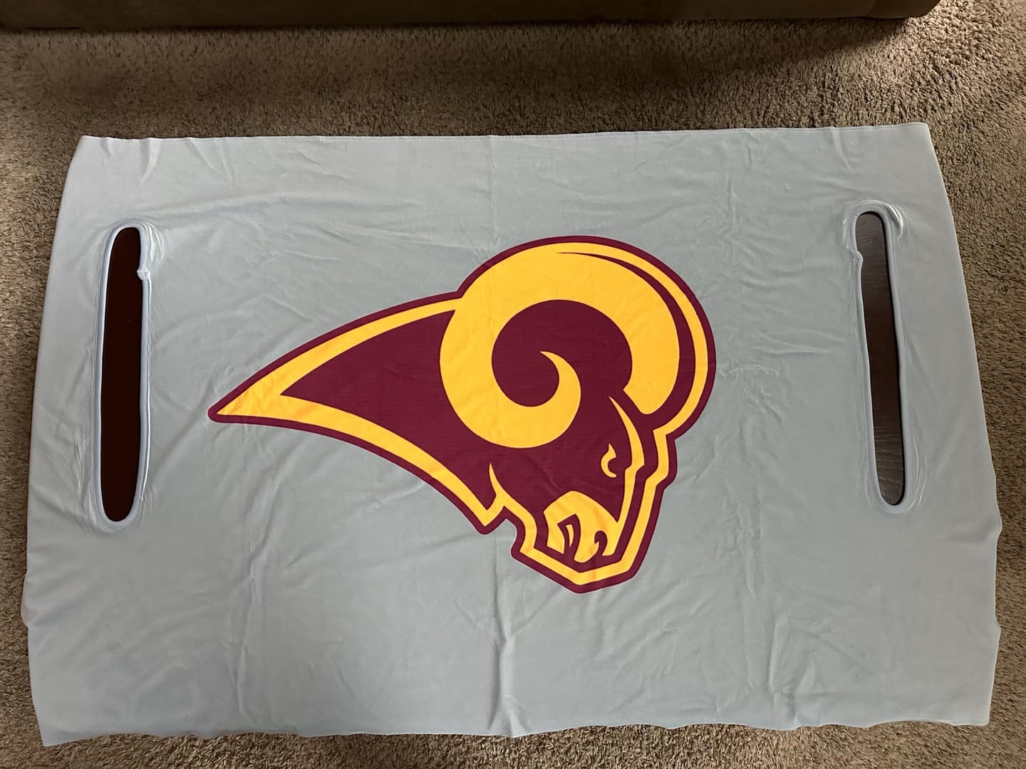 Customer photo review of Custom Fabric Golf Cart Seat Cover: Handmade in USA