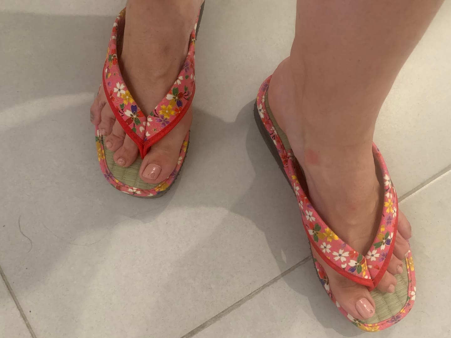 Customer photo review of Zori Calzado Japonés Sakura Rosa