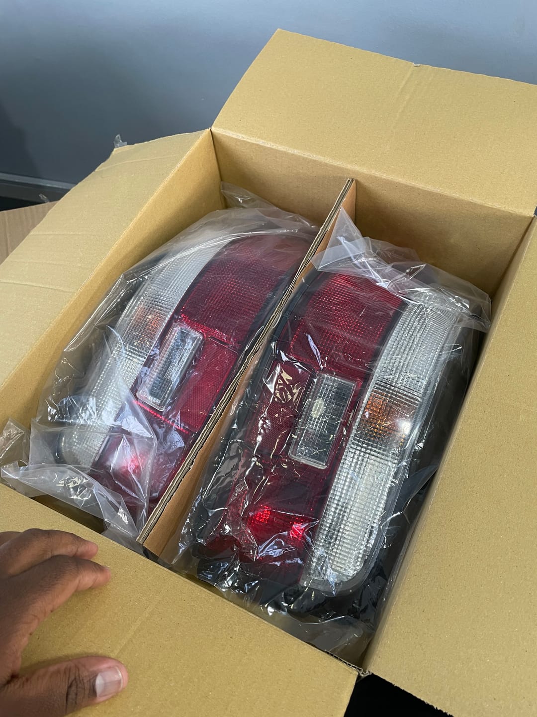 Customer photo review of Toyota Conquest Semi-Clear Taillights & OMS Airfreshener