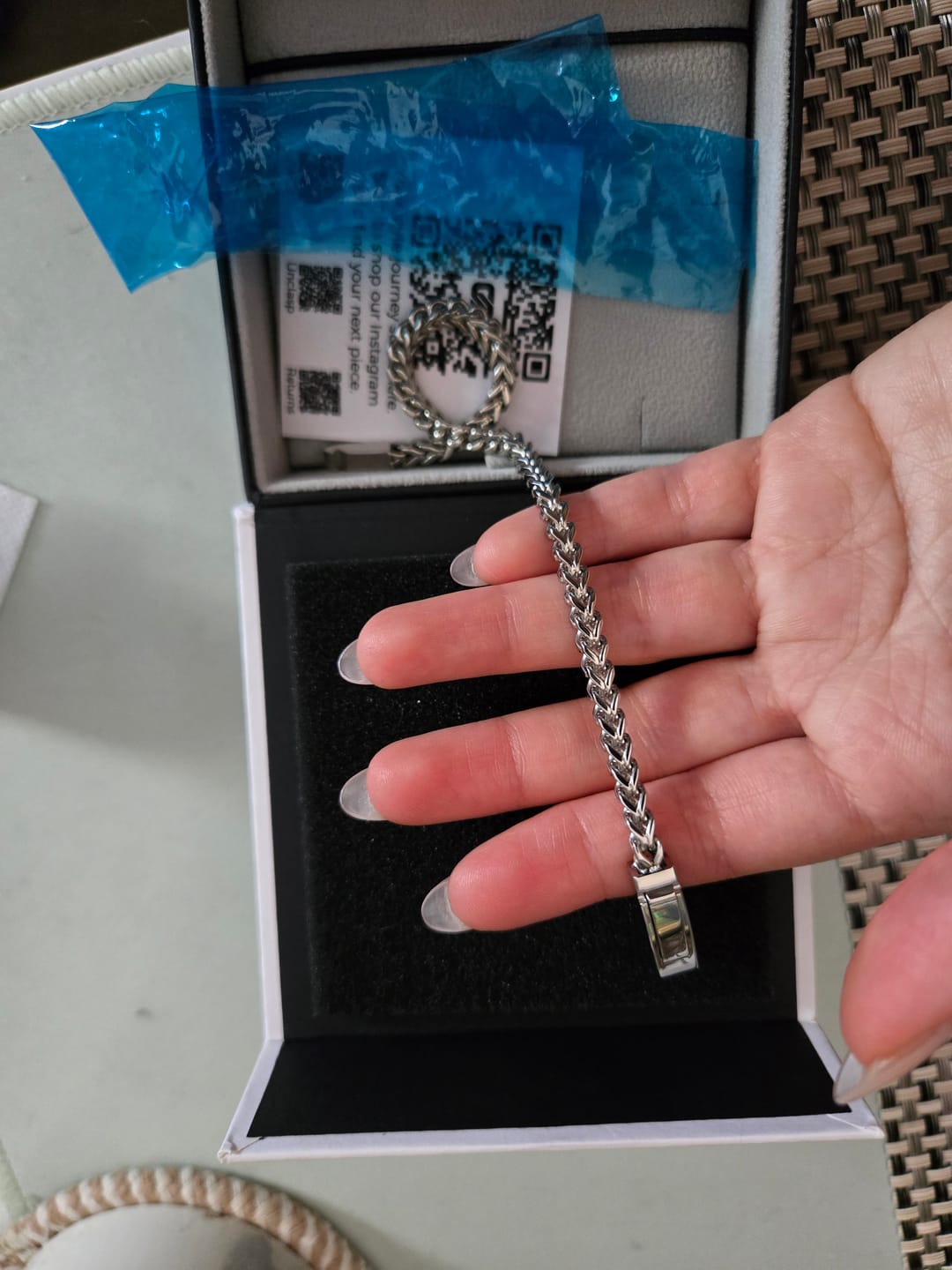 Customer photo review of 4mm Franco Link Bracelet