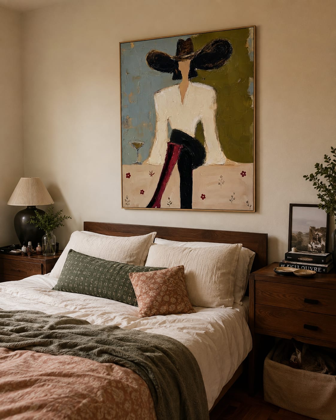 Customer photo review of Martini Muse-Western Cowgirl Painting