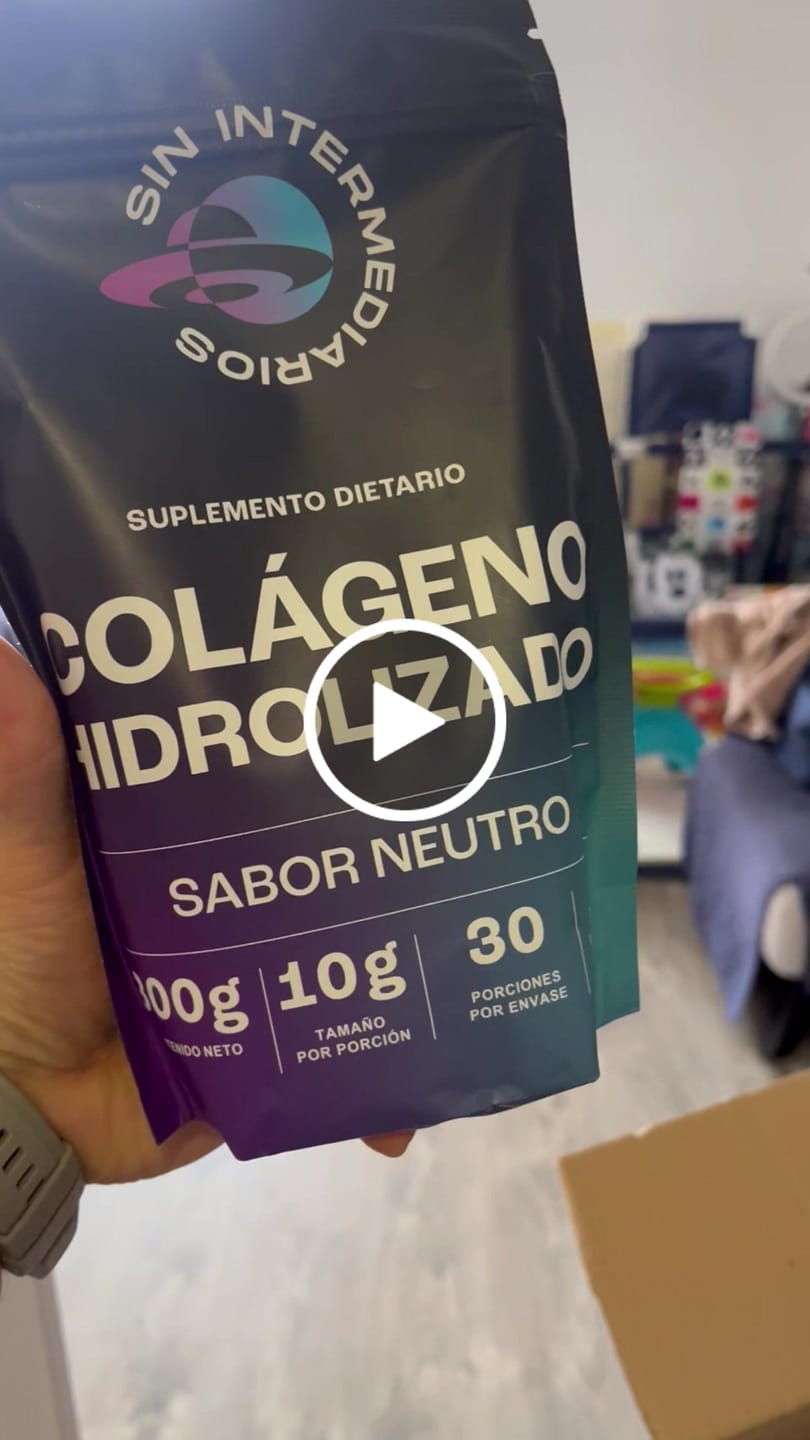 Customer video review of Colágeno Hidrolizado