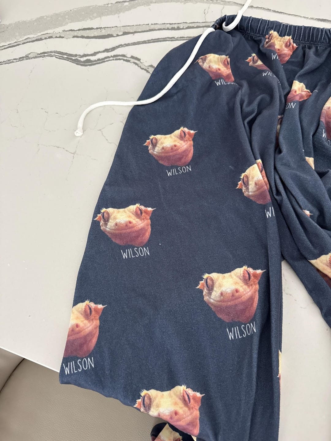 Customer photo review of Personalized Pet Photo Pajama, Custom Dog & Cat Portrait PJs, Family Matching Loungewear