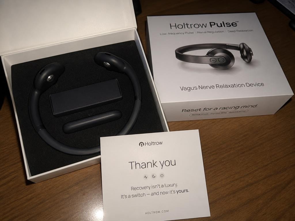 Customer photo review of Holtrow Pulse — Vagus Nerve Stimulator