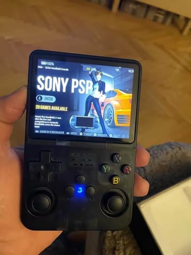 Customer photo review of RetroVault™ – Portable Retro Gaming Console