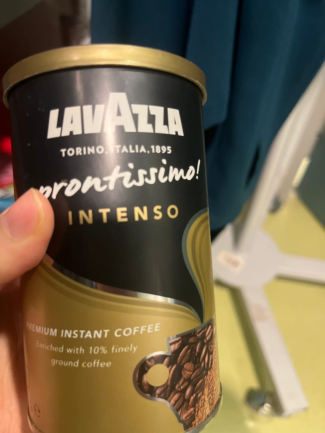 Customer photo review of Lata Lavazza Prontissimo Intenso 95 grs. Instantáneo