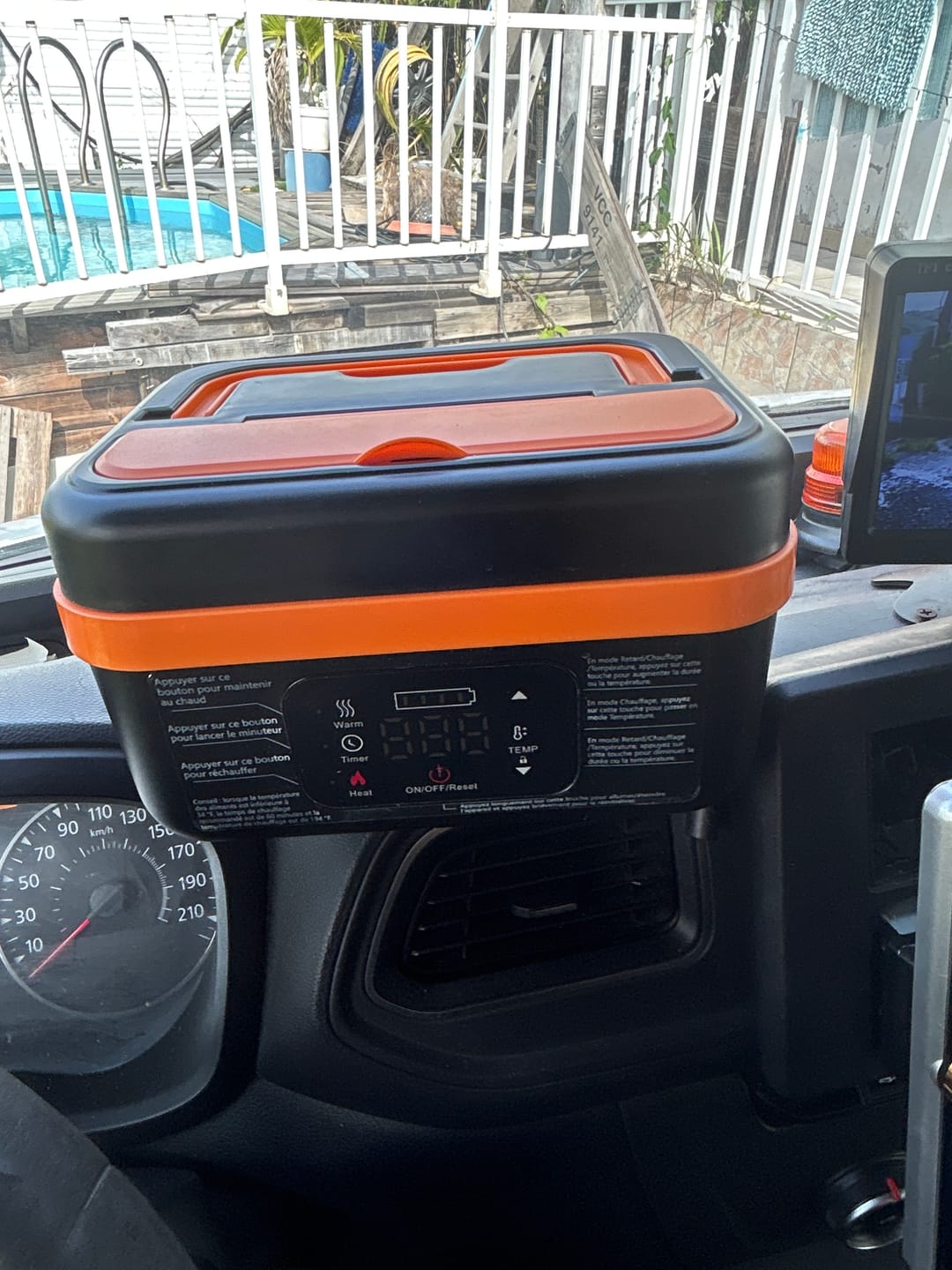 Customer photo review of La Chalè Box Premium - La Lunch Box chauffante sur batterie