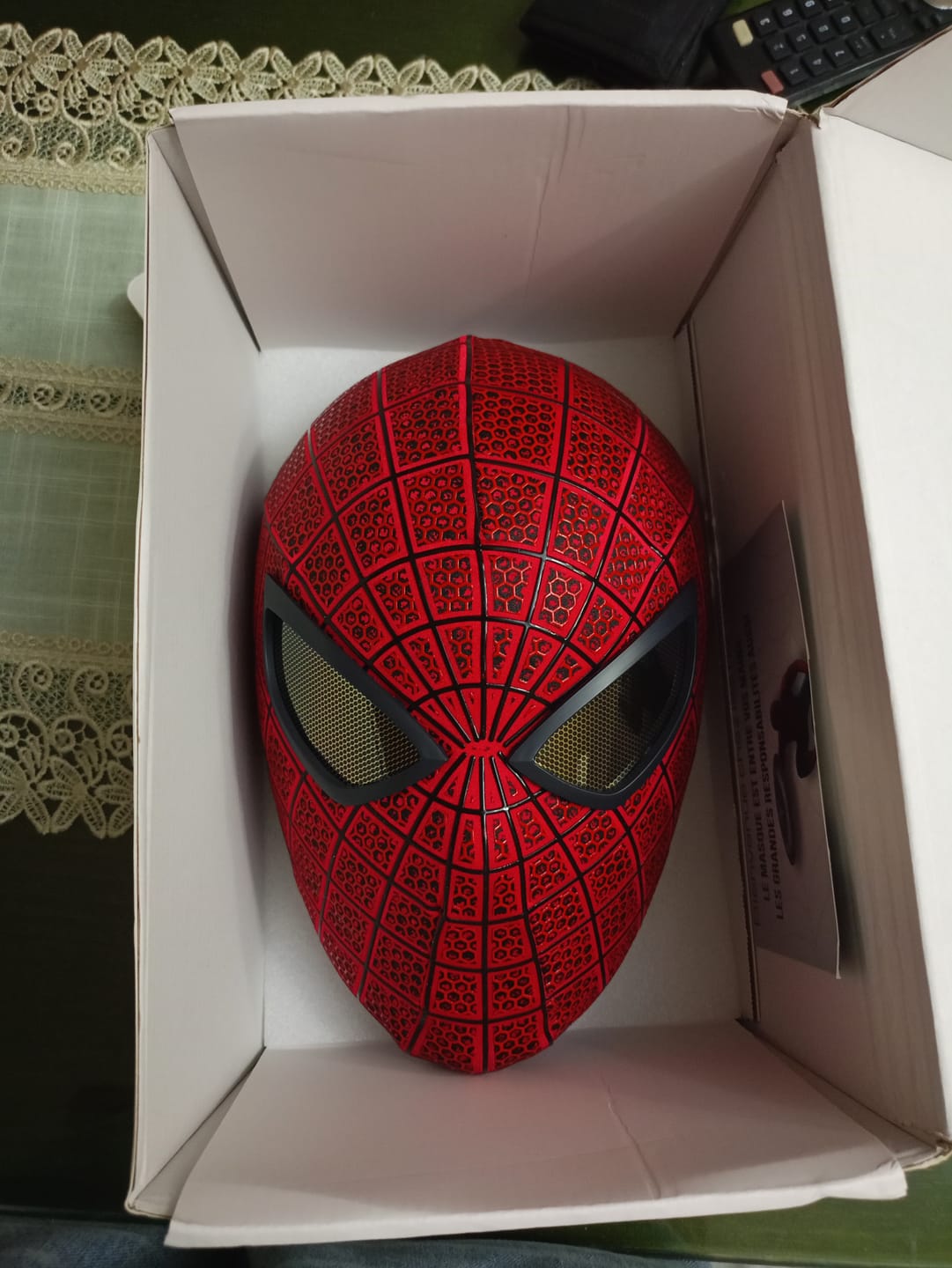 Customer photo review of Masque Spiderman - TASM 1