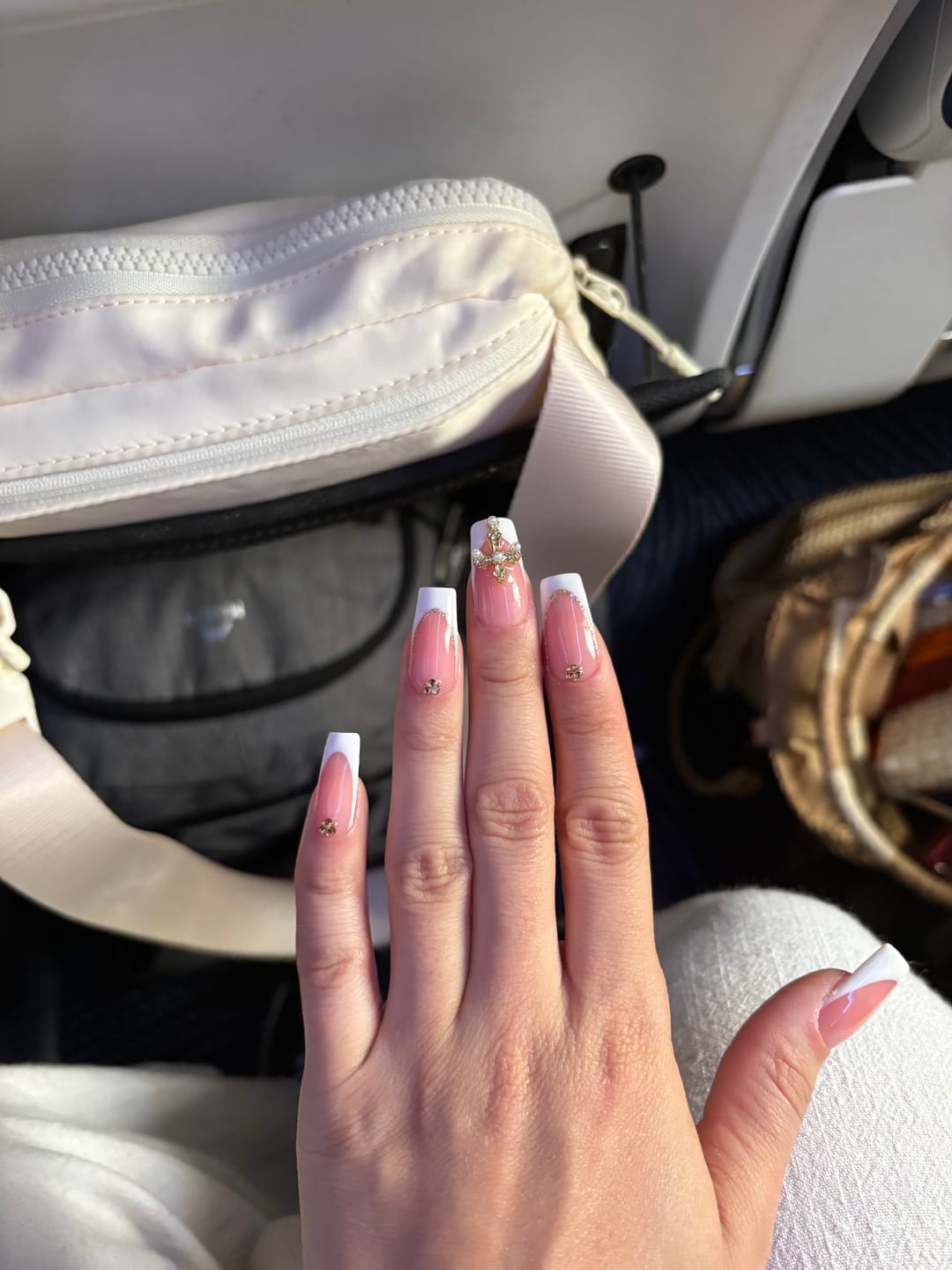 Customer photo review of Custom Square Photo Nails
