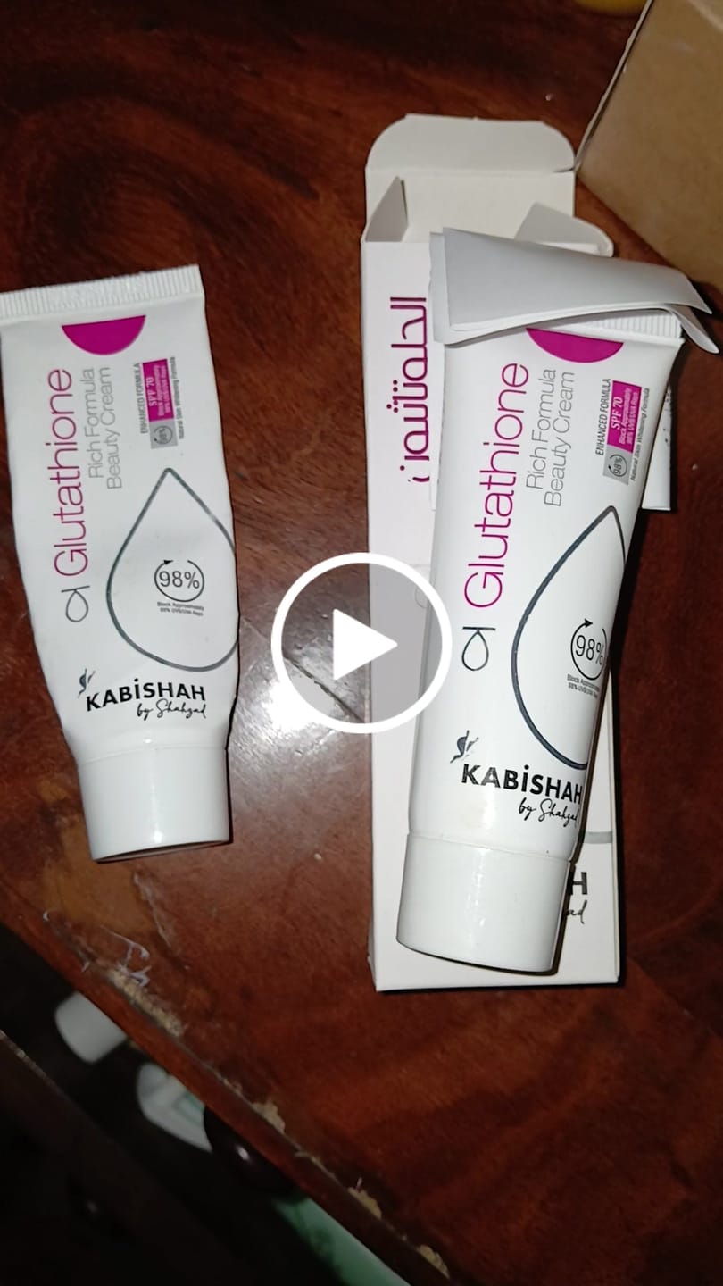 Customer video review of Glutathione 3% Rich Formula Beauty Cream
