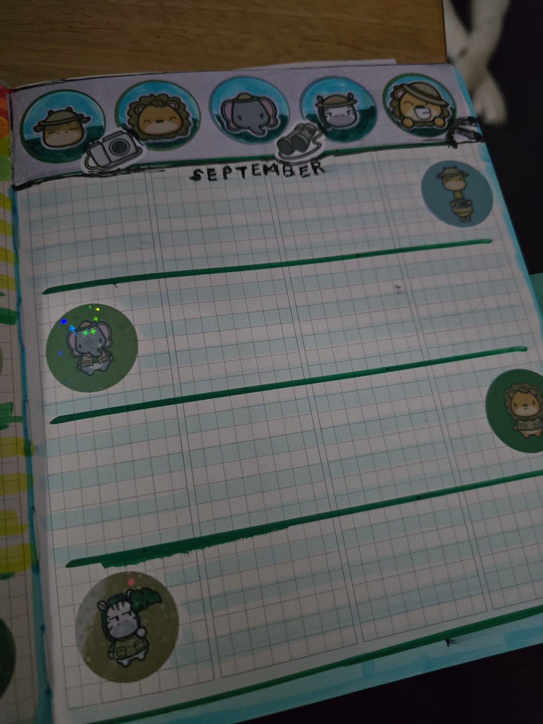 Customer photo review of Safari Adventure Sticker Sheets (Set of 3)