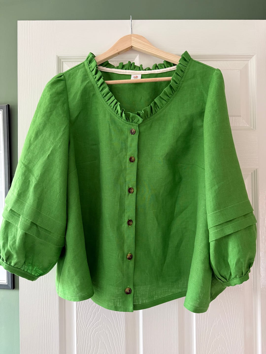 Customer photo review of Signature Linen - Green