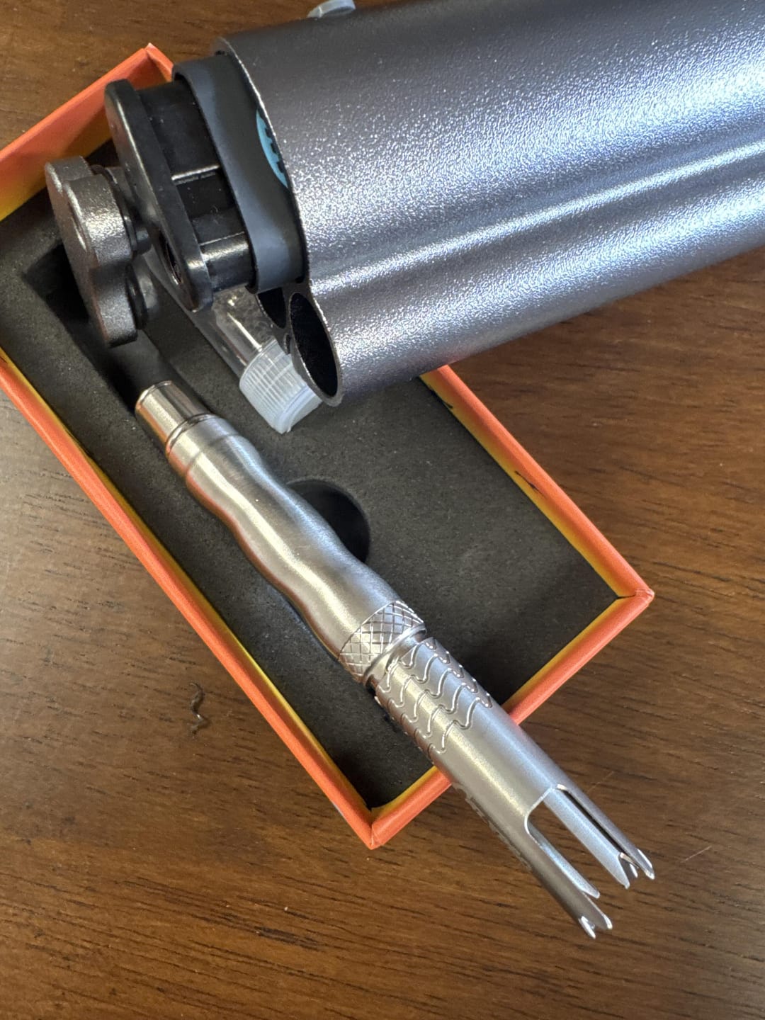 Customer photo review of Calypso Pipe™ – 5-Piece Stainless Steel Filter Pipe