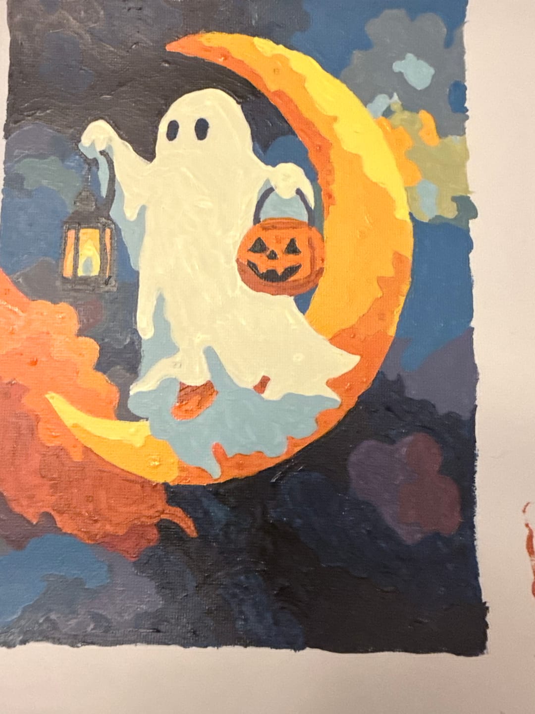 Customer photo review of 6 Mini Paintings - Spooky Halloween Set