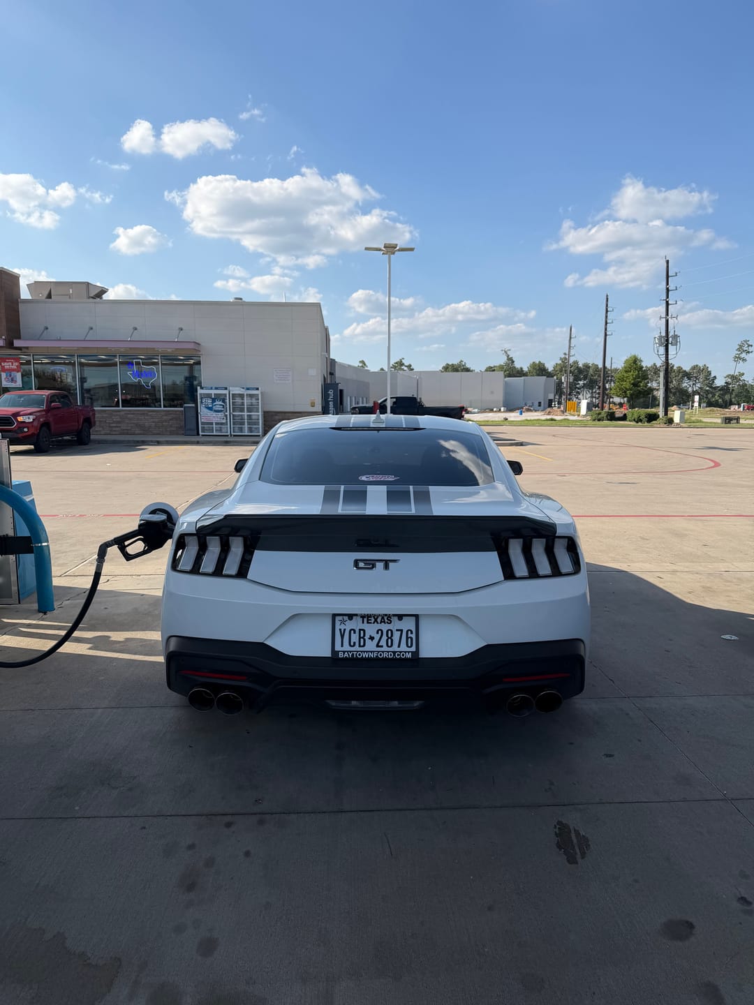 Customer photo review of 2024-2026 Mustang S650 Euro Style Taillights Amber Turn Signal Sequential