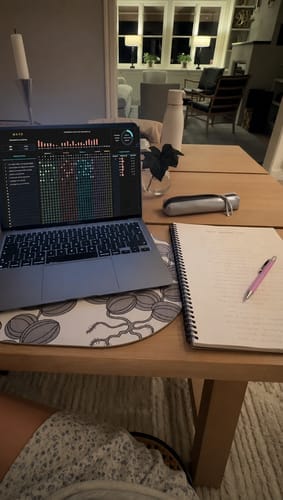 Customer photo review of Rastreador de hábitos para Excel y Google Sheets