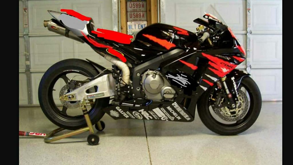 Customer photo review of Red Fairing fit for HONDA CBR600RR 2009-2012 Aftermarket Fairing Kit