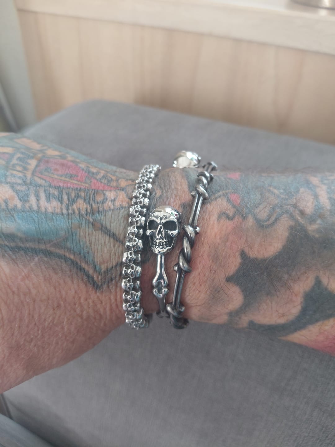 Customer photo review of SKULLED.