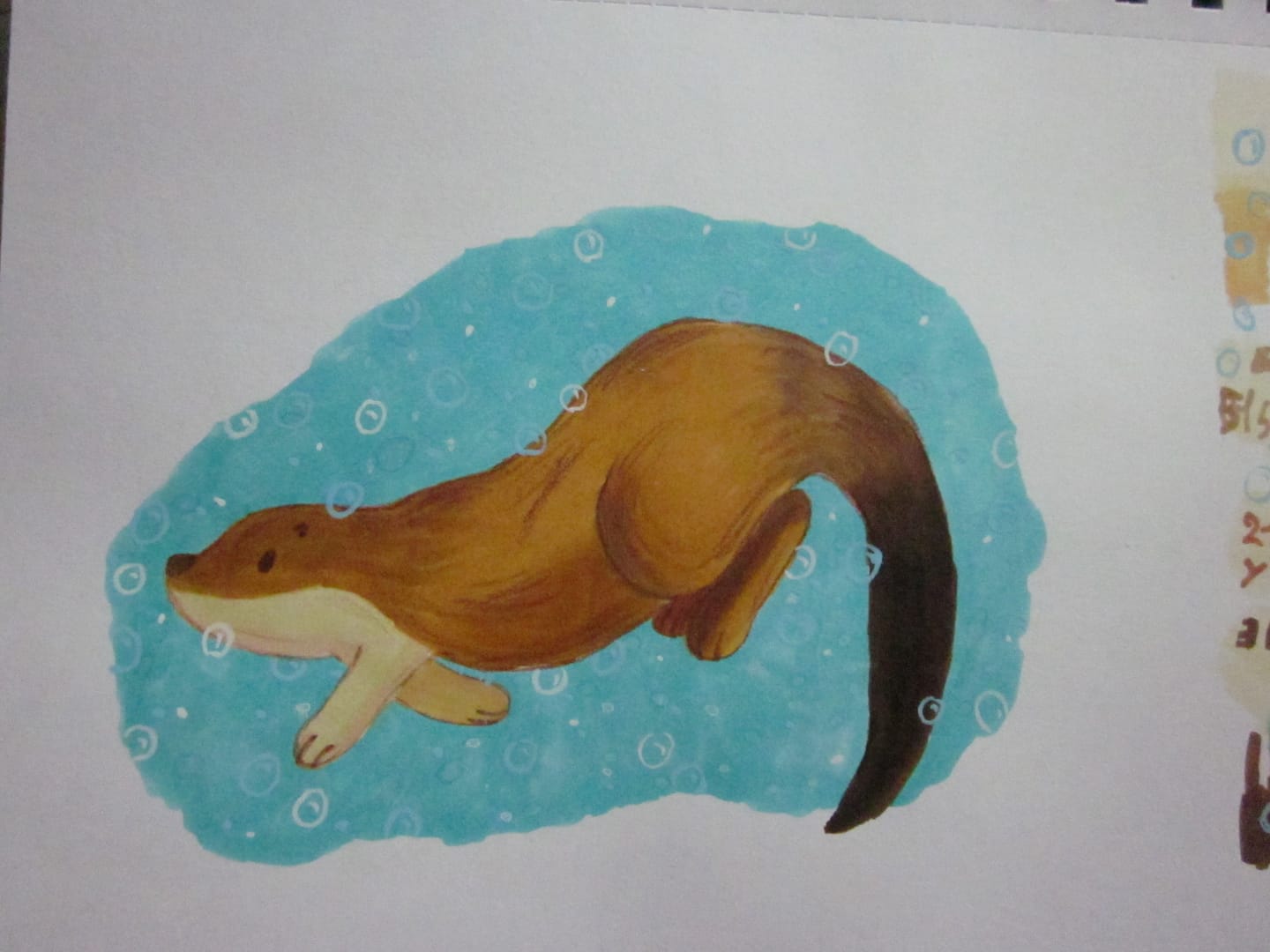 Customer photo review of Ohuhu Bleedproof Double-Sided Marker Pad, Spiral-Bound