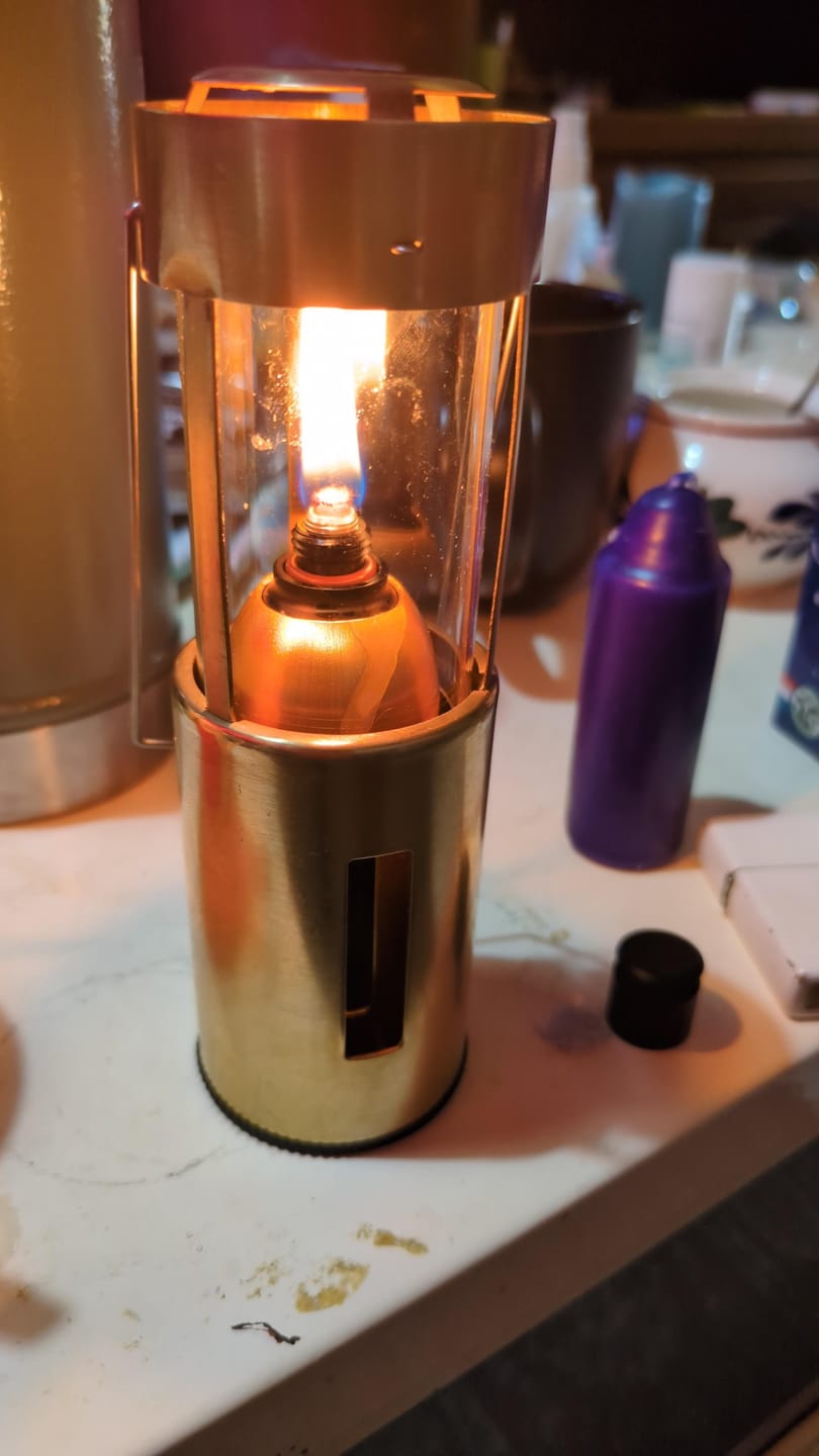 Customer photo review of Oil Inserts for Use with UCO Original Lanterns