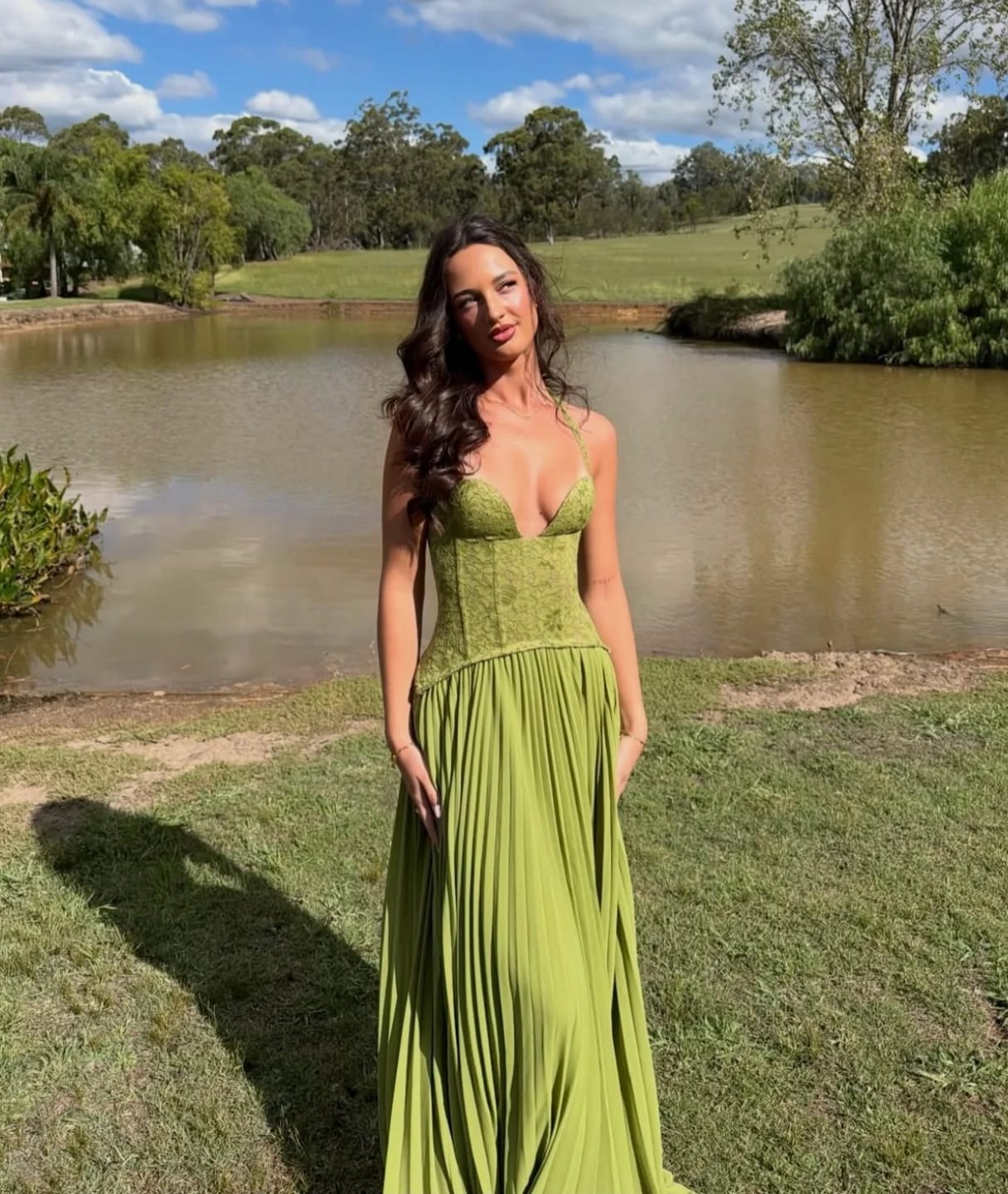 Customer photo review of Vestido Largo Winnie