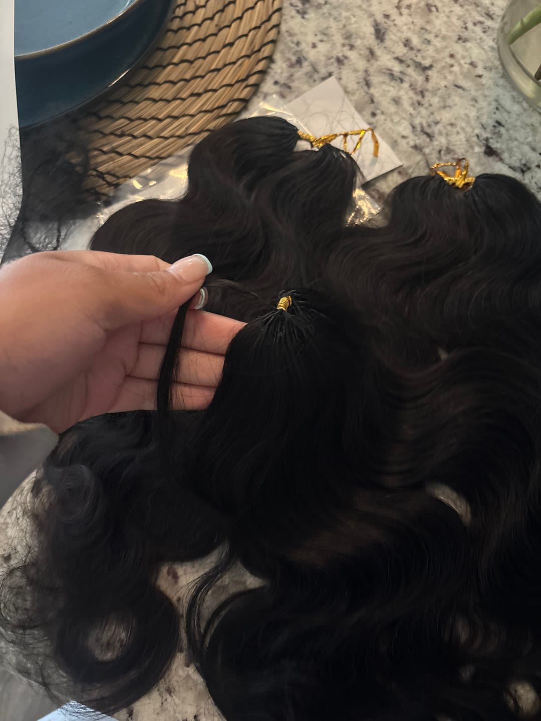 Customer photo review of Miracle Knots Crochet Hair Body Wave