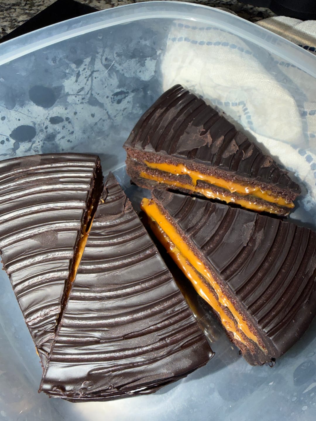 Customer photo review of London Chocolate Cake