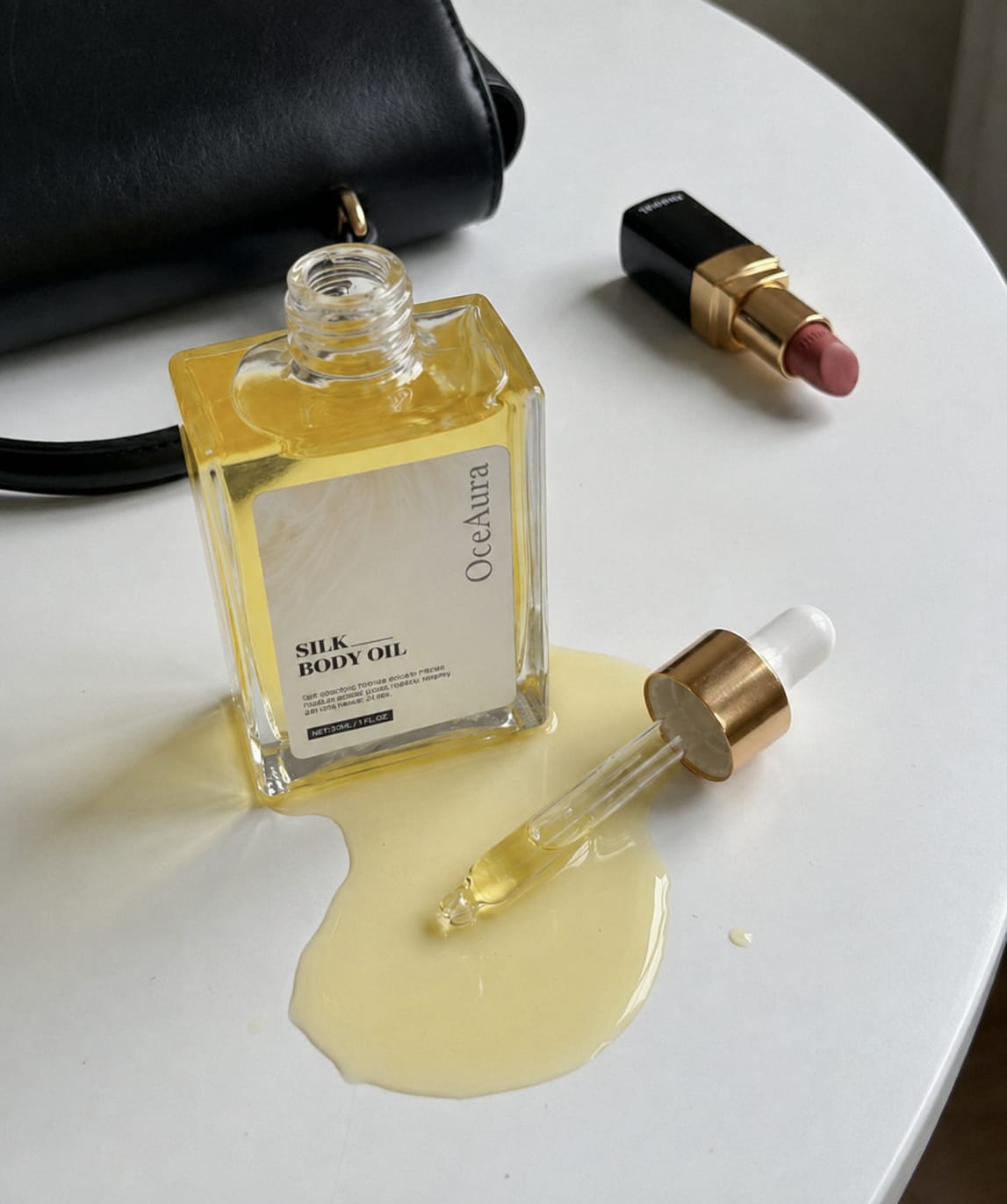 Customer photo review of Aceite Corporal Reafirmante