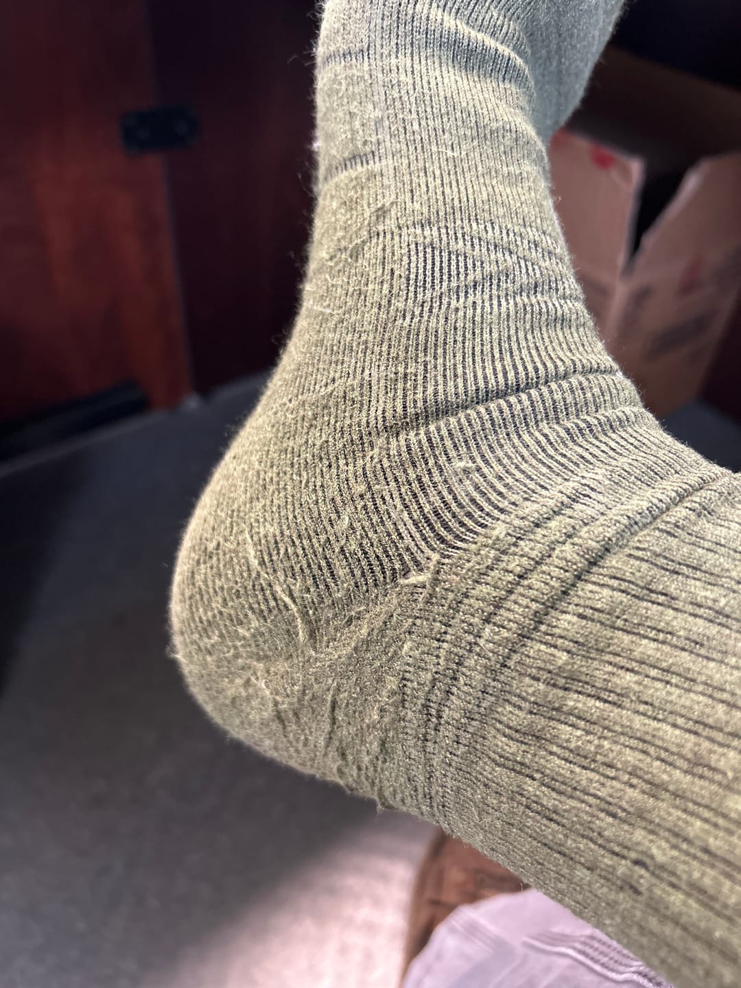 Customer photo review of Men‘s Knee High Socks
