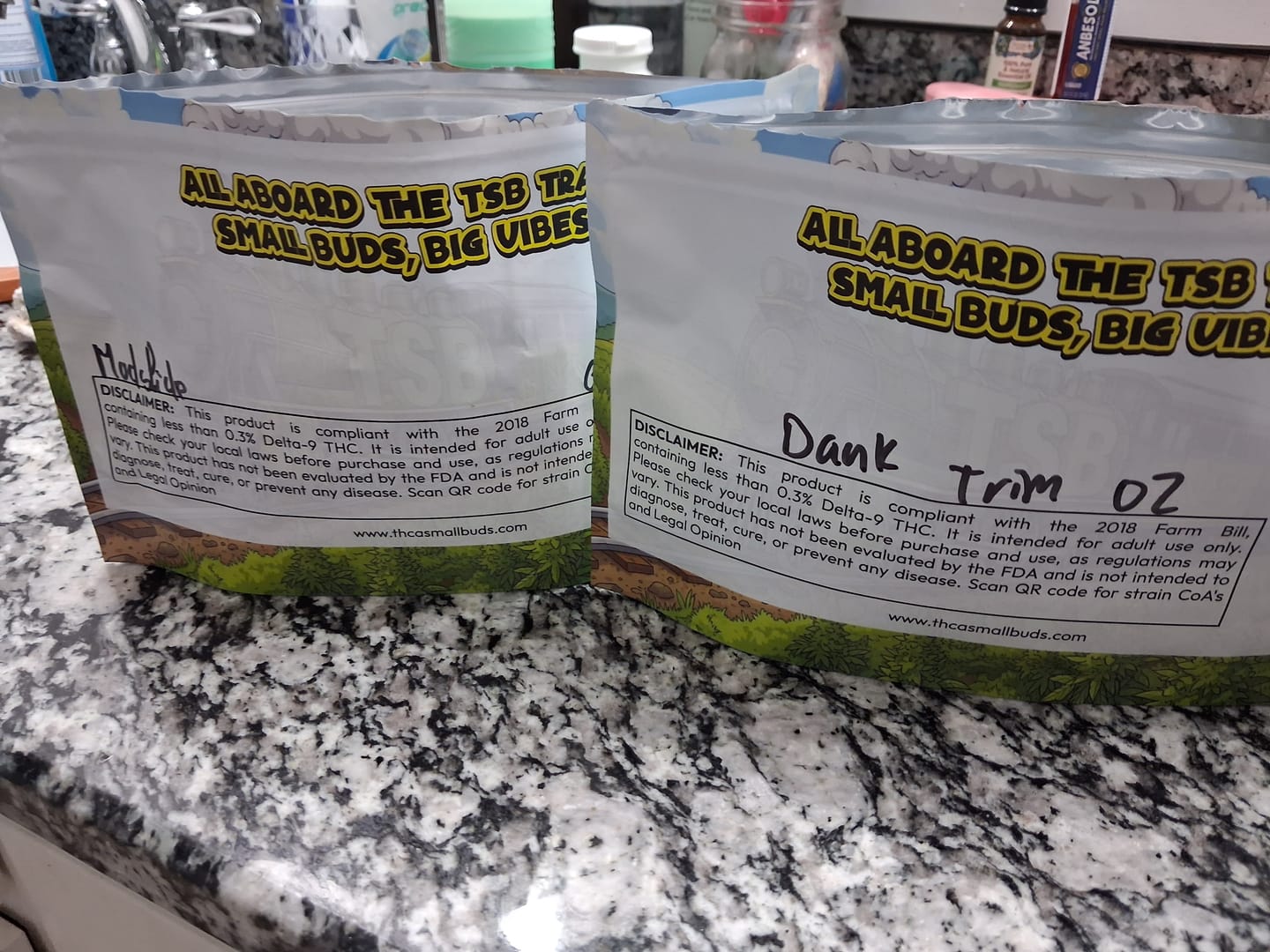 Customer photo review of Dank Work THCA Trim