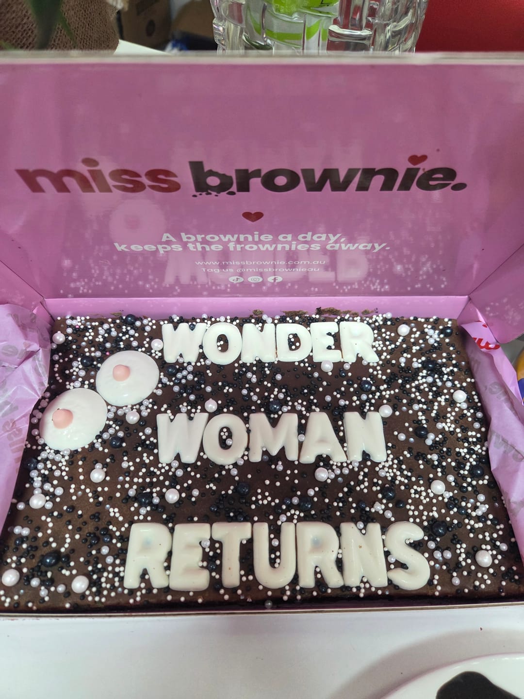 Customer photo review of Tittie Brownie · Large