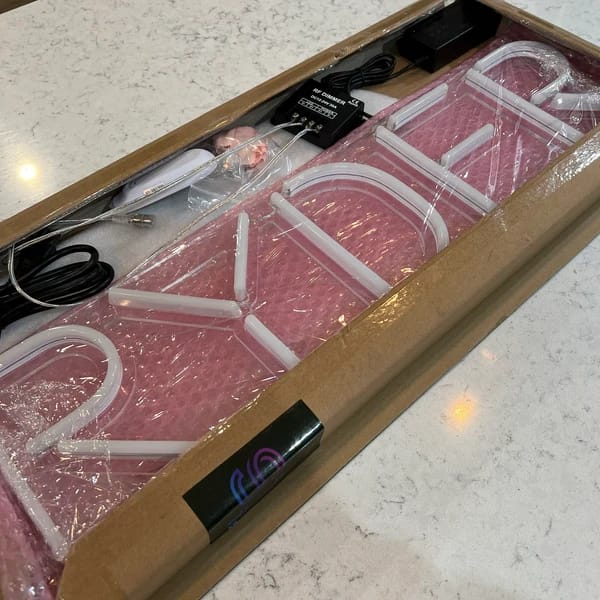 Customer photo review of Custom Neon: RYDER