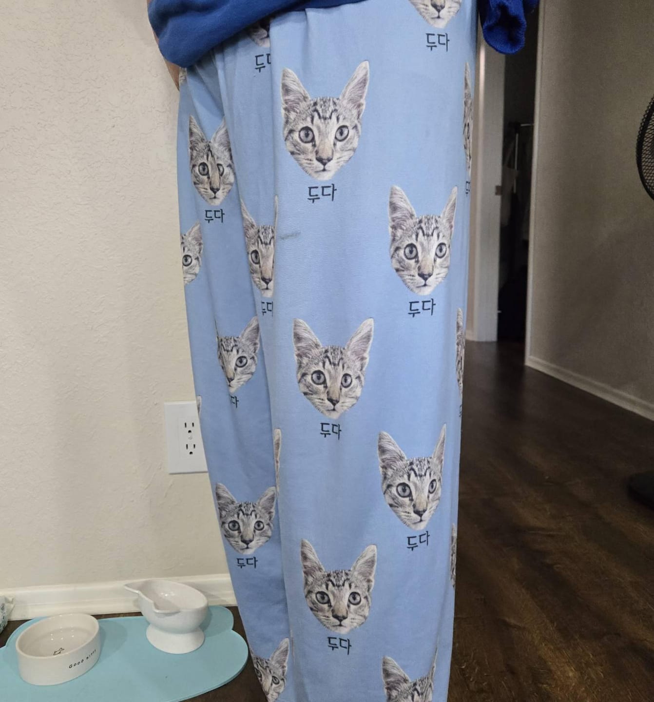 Customer photo review of Personalized Pet Photo Pajama, Custom Dog & Cat Portrait PJs, Family Matching Loungewear