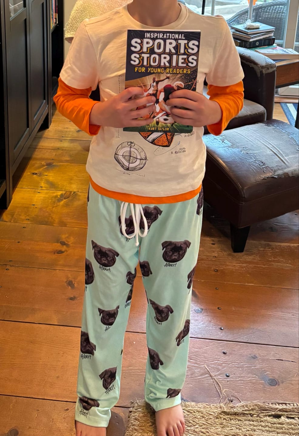 Customer photo review of Personalized Pet Photo Pajama, Custom Dog & Cat Portrait PJs, Family Matching Loungewear