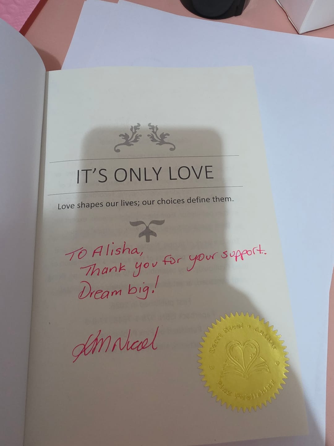 Customer photo review of Custom Embosser